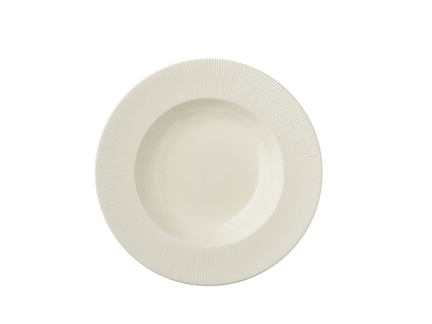 Colormix - Dyb tallerken 23 cm Hvid