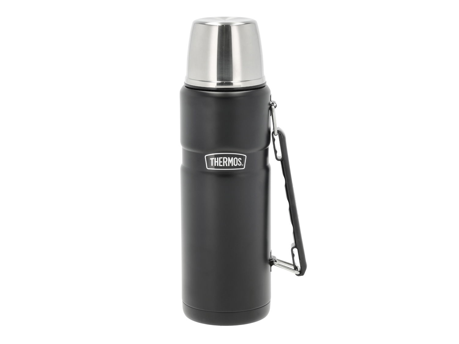 Thermos - Termoflaske Stainless King 1,2 liter Sort Rustfrit stål