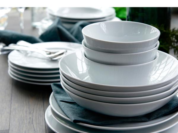 Pillivuyt Eventail Skål Dia 15 cm Hvid