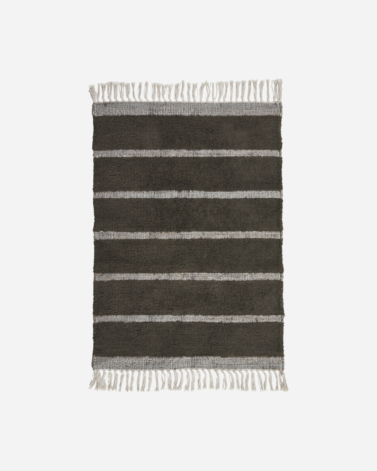 House Doctor - Tæppe, Chen, Mørkebrun 90x60 cm billede