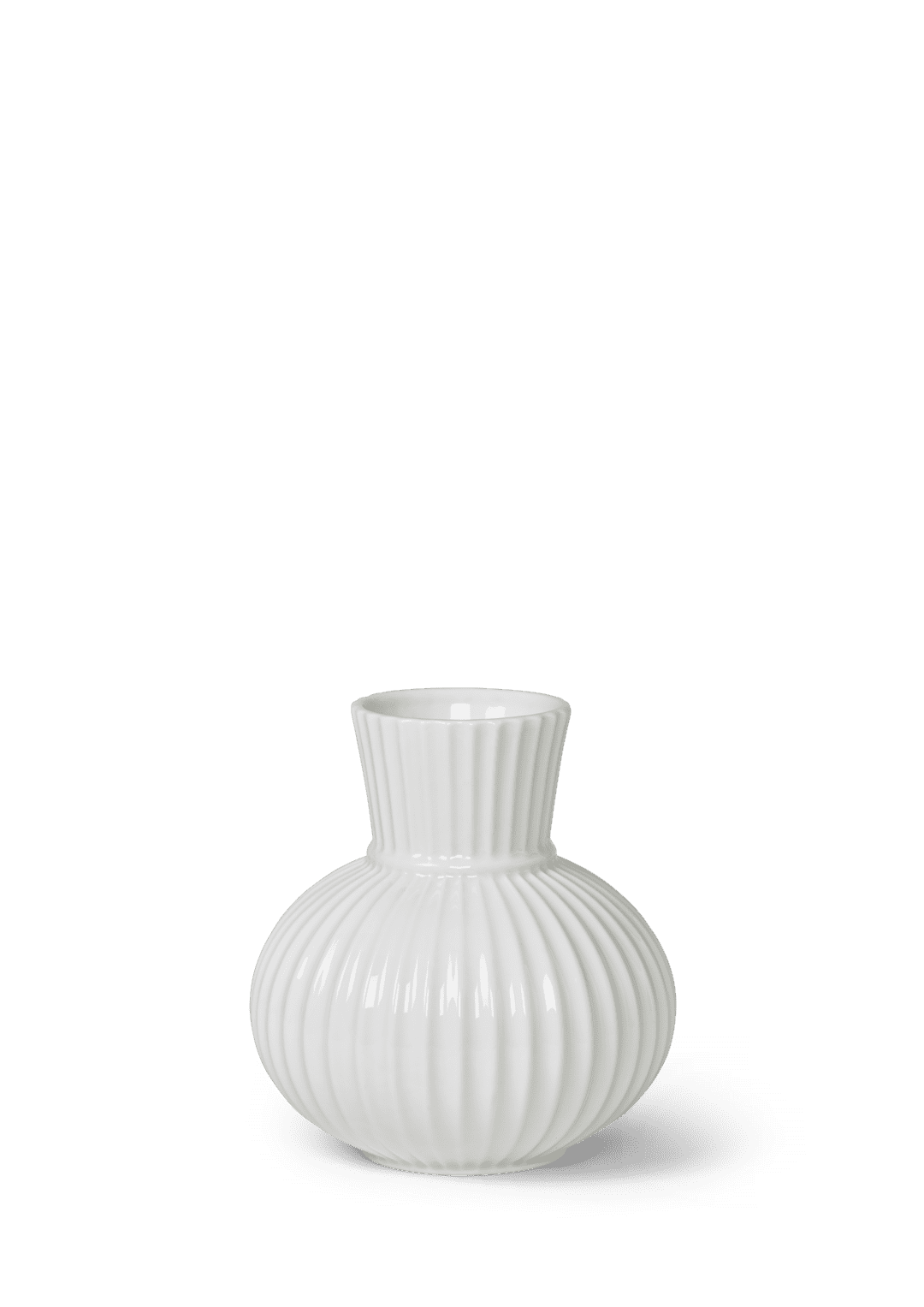 Lyngby Porcelæn - Lyngby Tura Vase H14.5 cm hvid porcelæn billede