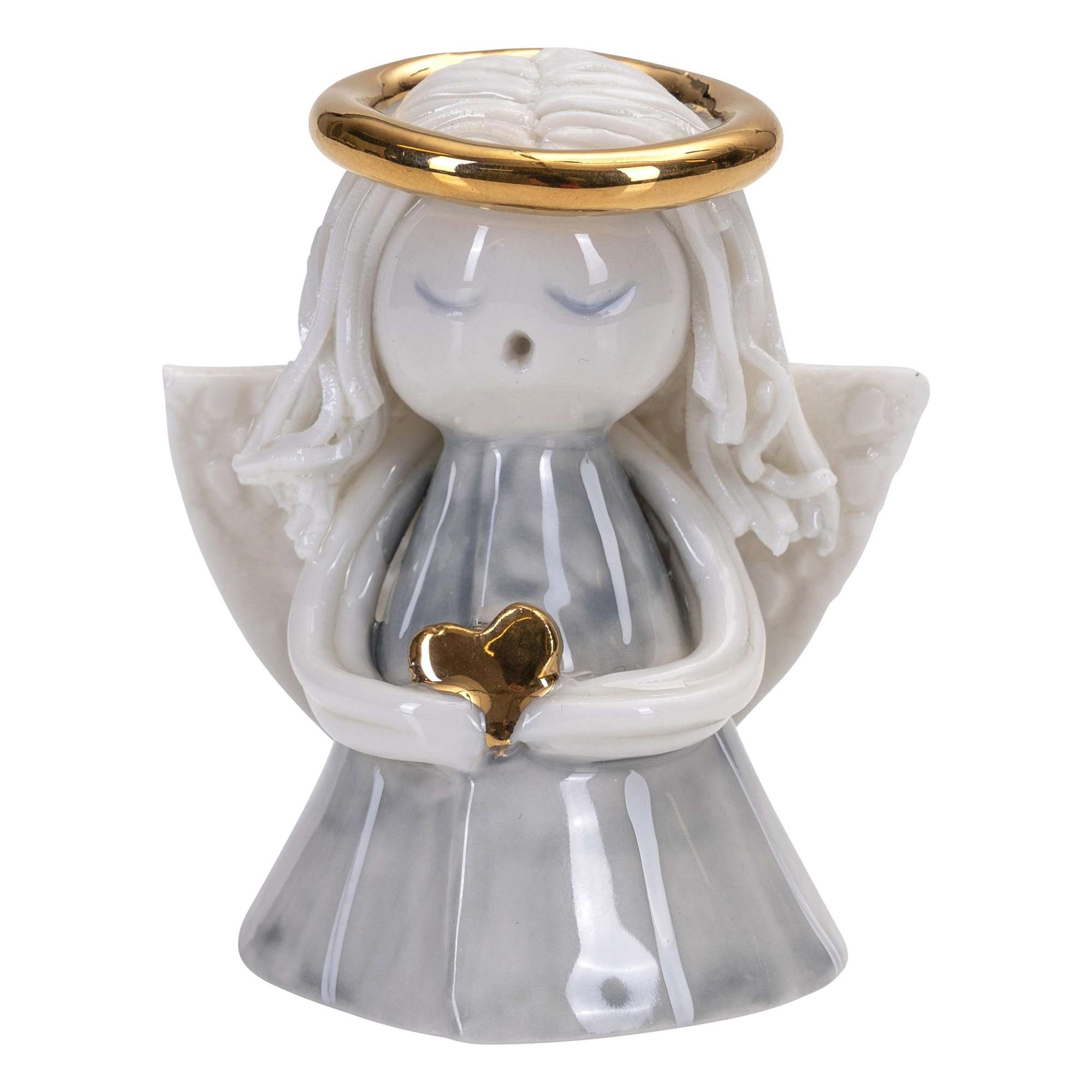 Engel Gemina grå, H 6.5cm Engel Gemina grå, H 6.5cm