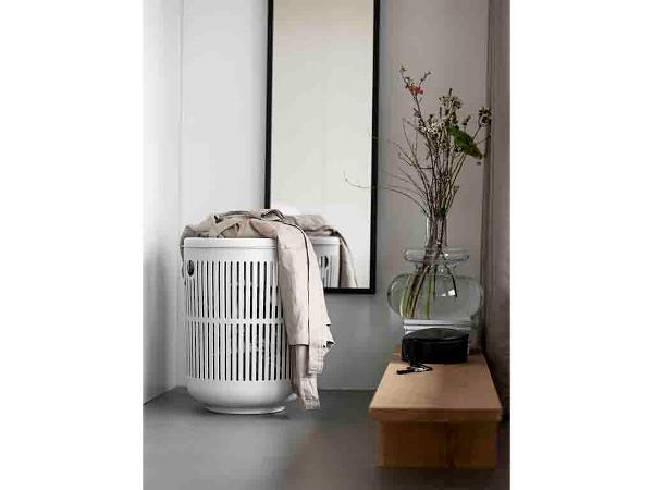 Zone Ume Vasketøjskurv Dia 40 x 54 cm Soft Grey