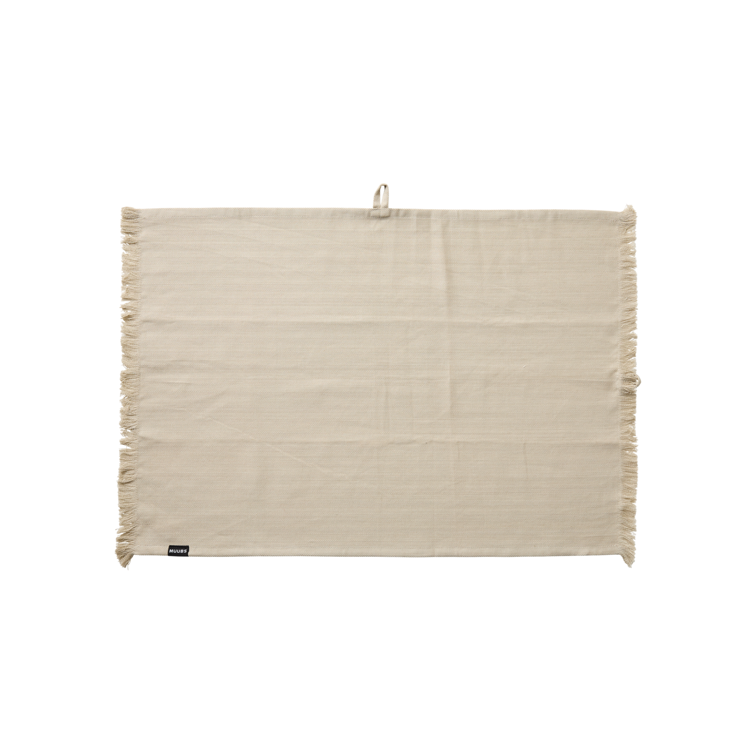 Muubs - Umami Viskestykke - Grå/Sand, L100xD50xH1 cm