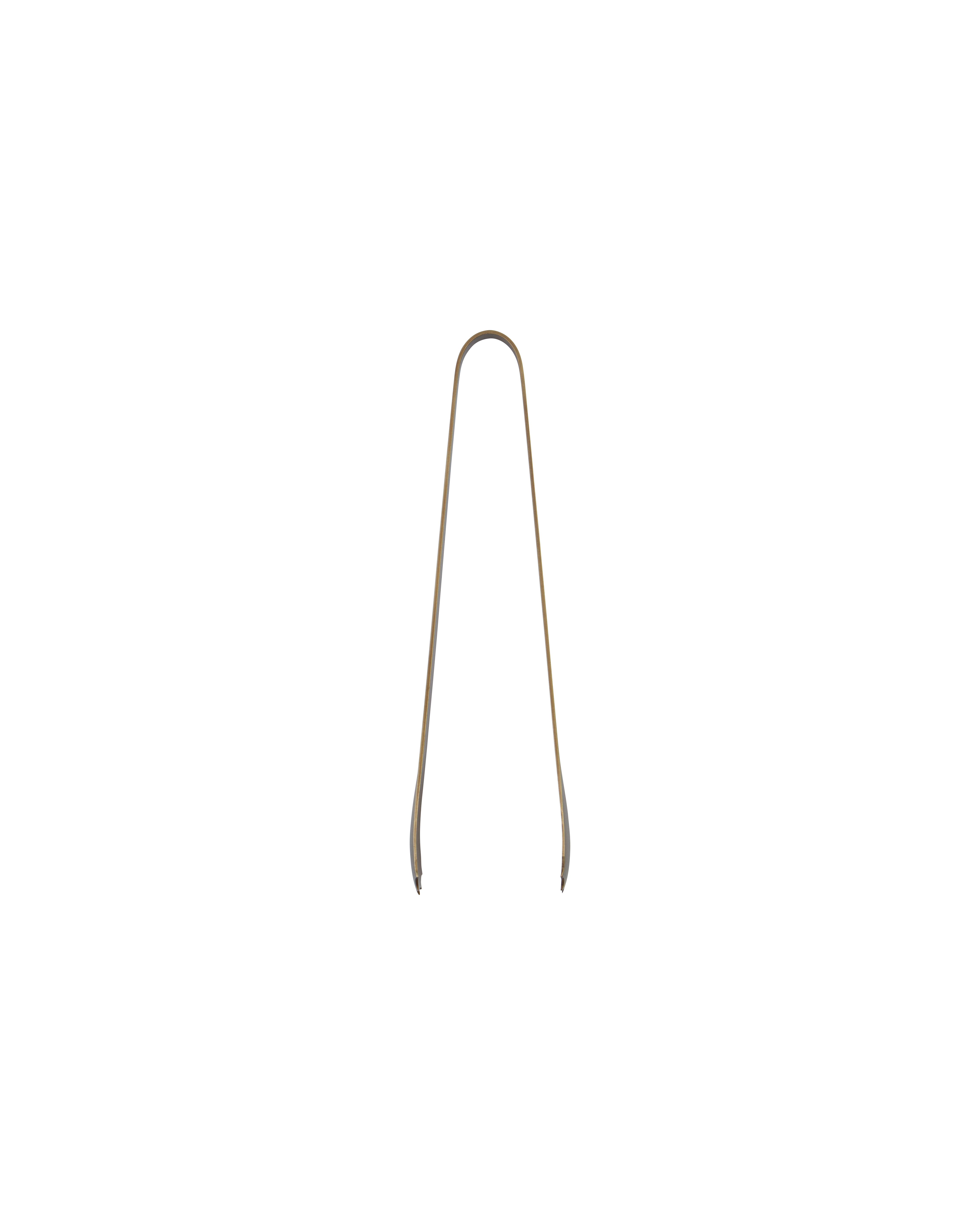 Ice cube tong, Baar, Antik messingfinish