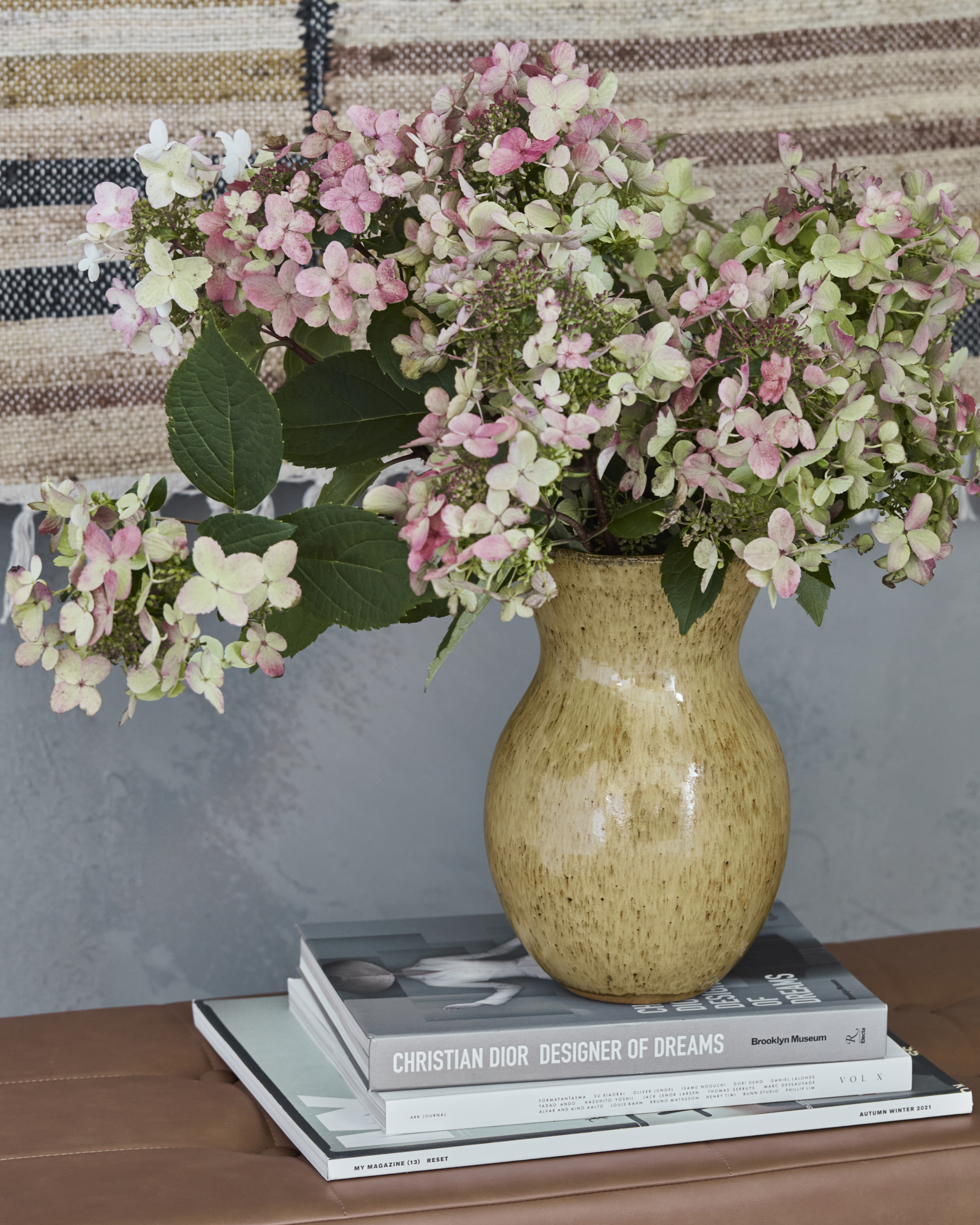 Vase, Corp, Beige H27 cm
