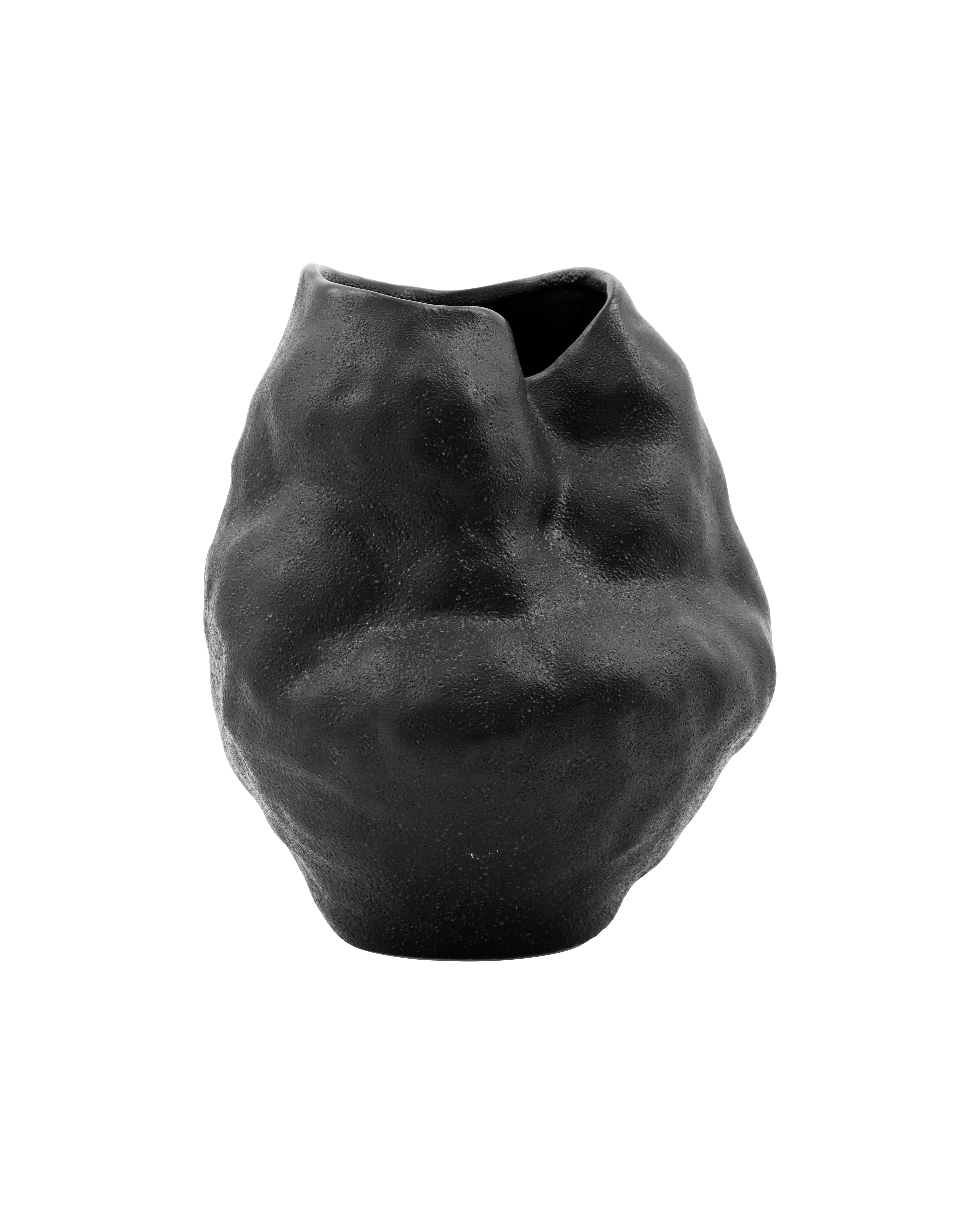 House Doctor - Vase, Fomu, Sort