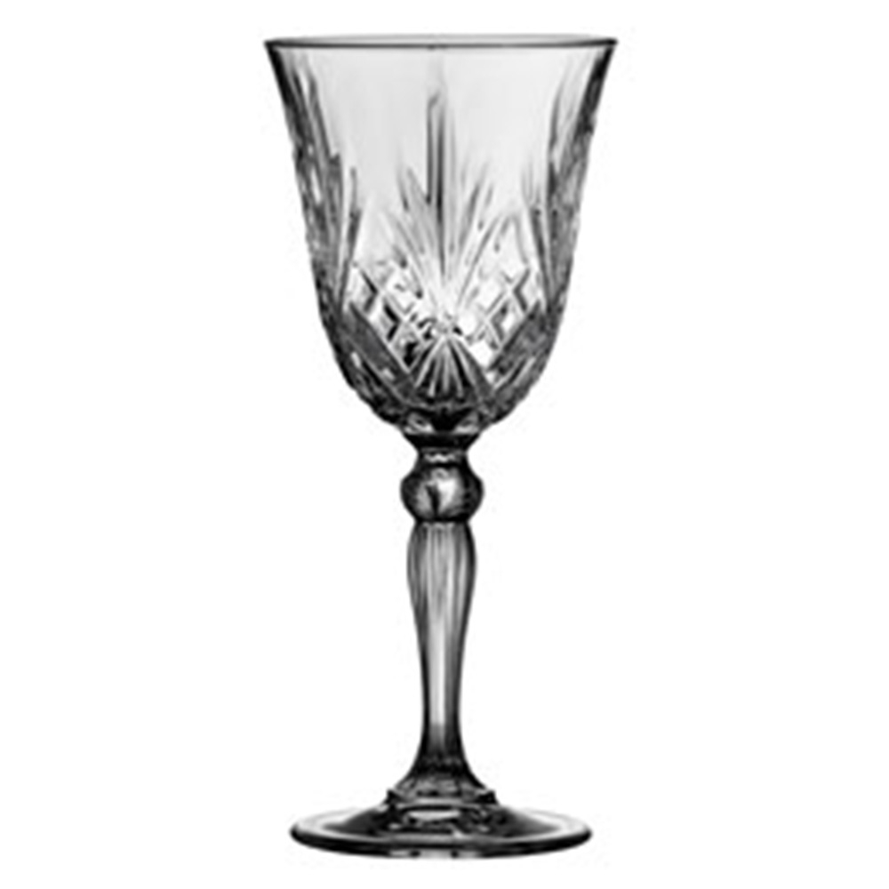 Lyngby Glas Krystal, Melodia Rødvin, 4 stk. Lyngby Glas Krystal, Melodia Rødvin, 4 stk.