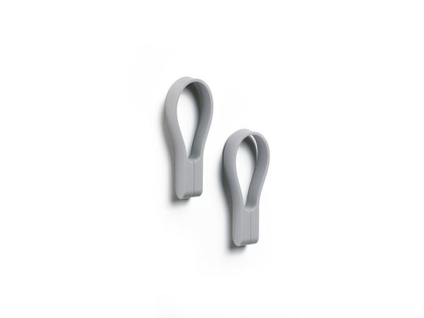 Zone Denmark Loop magnet Håndklædestrop 9 cm 2 stk. Gull Grey