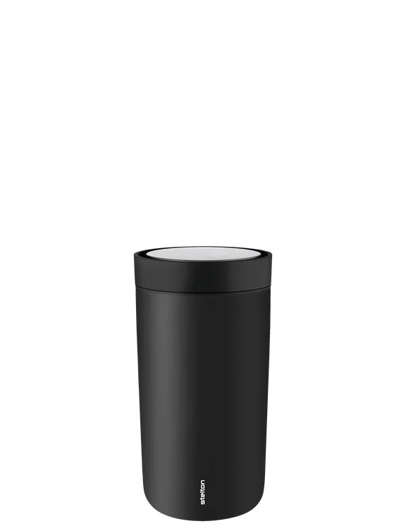 Stelton - To Go Click termokop 0.2 l. sort billede
