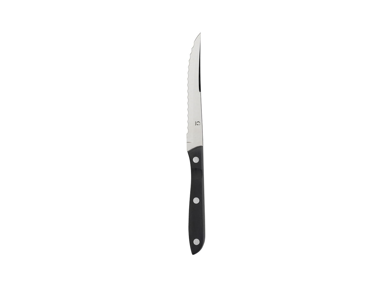 Gense - Steakkniv Old Farmer black 22 cm Sort/Stål