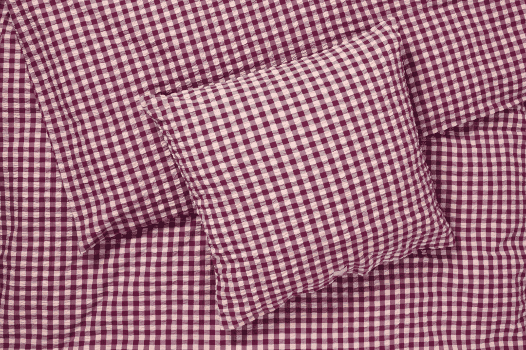 Bæk & Bølge Sengetøj 140x200 cm blomme/rosa *