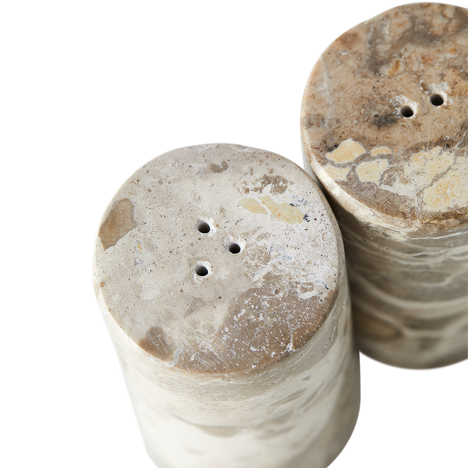 Salt & Peber sæt Vita S/2 - Seashell Marmor - Ø4,5xH8,5 cm Salt & Peber sæt Vita S/2 - Seashell Marmor - Ø4,5xH8,5 cm