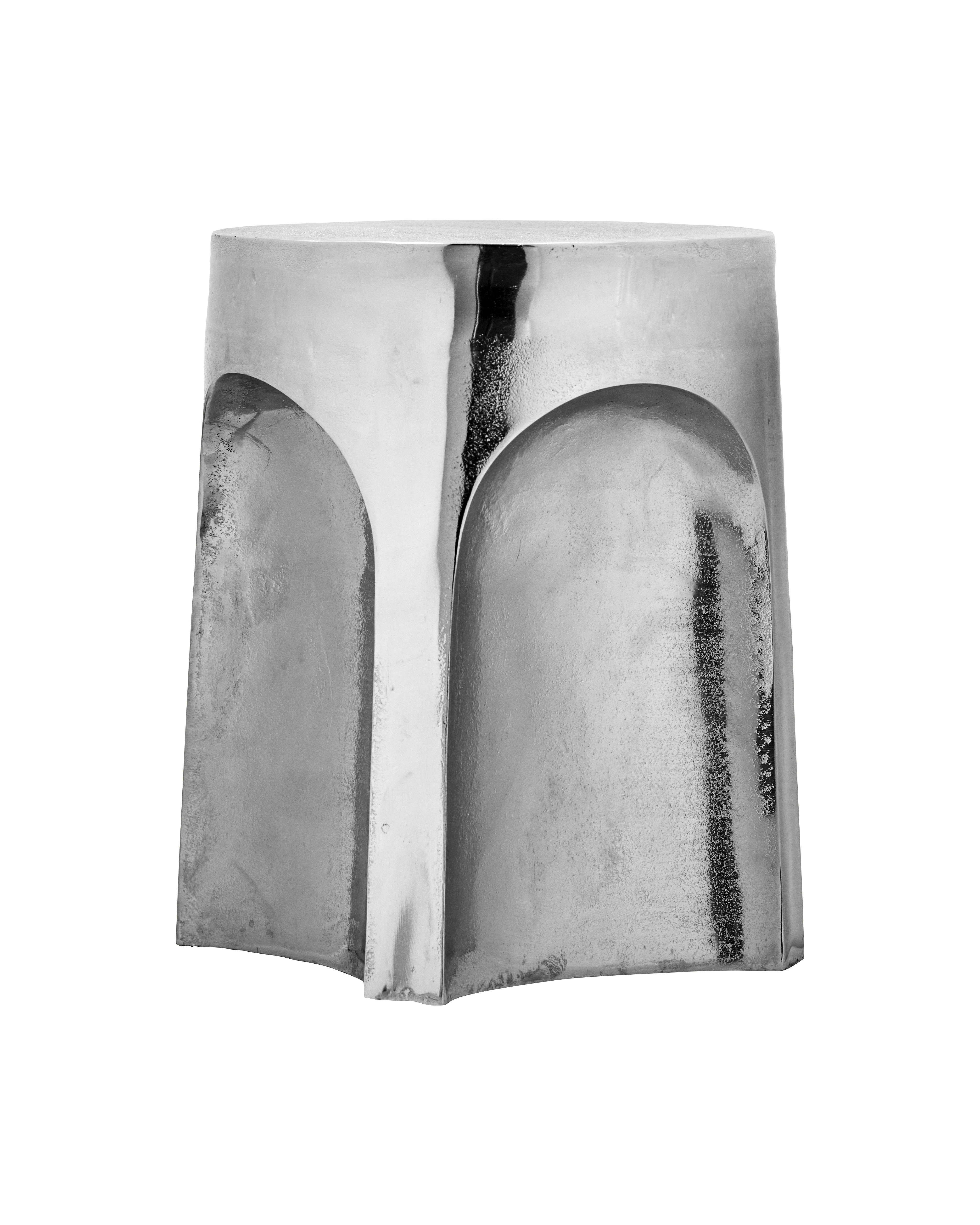 House Doctor - Sidebord, Riga, Sølv finish