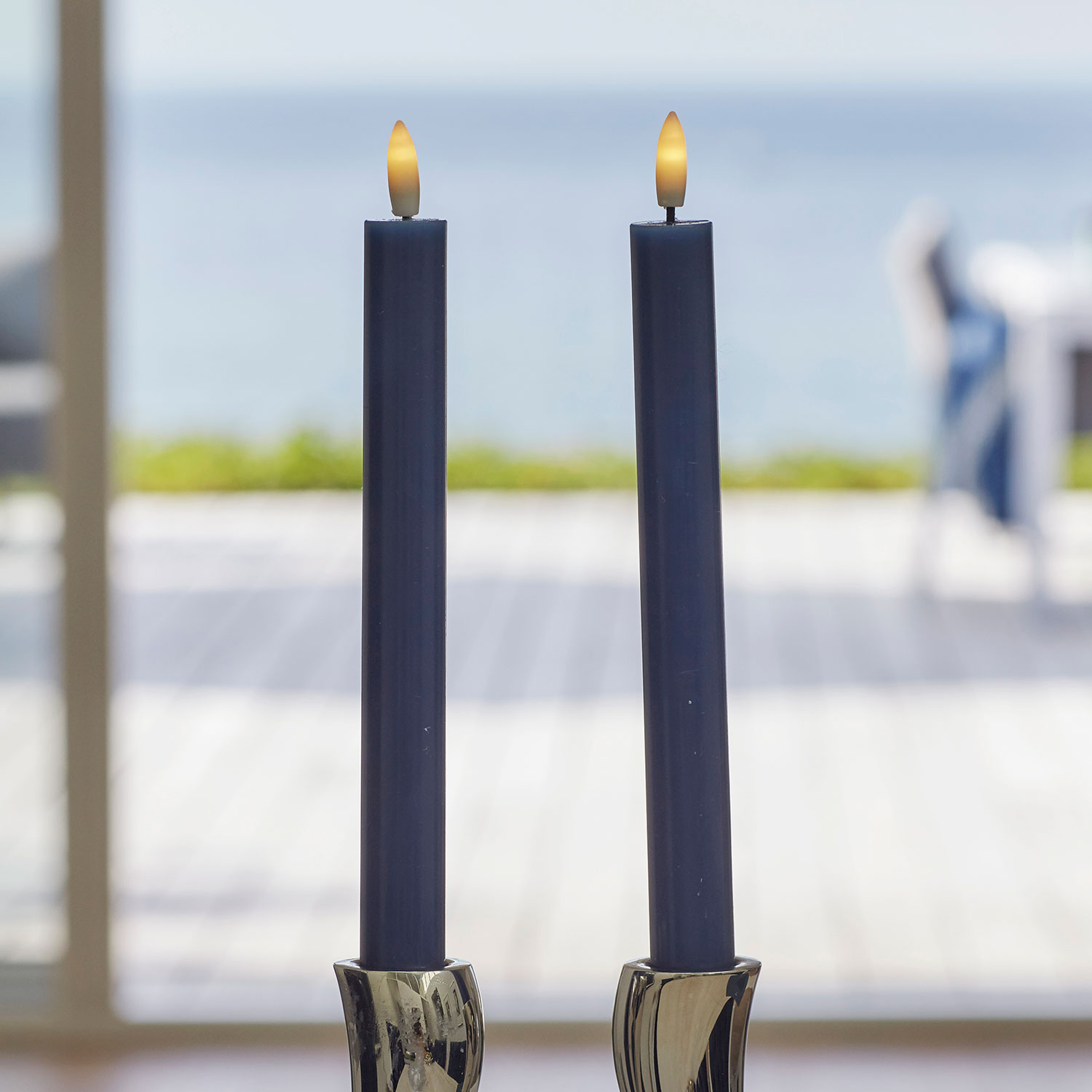 Sirius - Sille Krone 2 Stk. sæt, Ø2x25cm, Deep Ocean