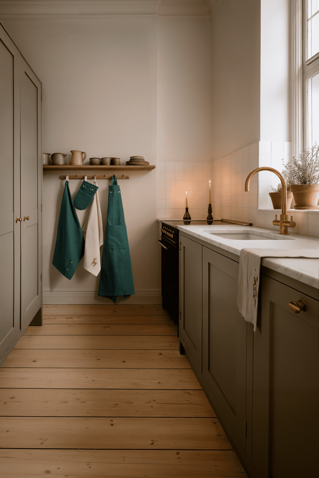 Christmas Fable Viskestykke 50x70 cm Creme/Sand