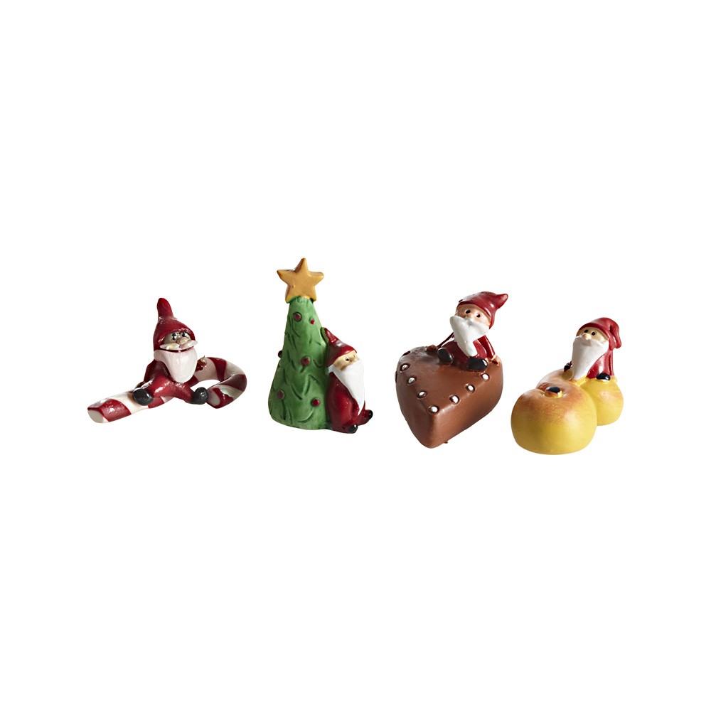 Nääsgränsgården - Tomtesson, 4 des. assorted, H.2-3,3cm