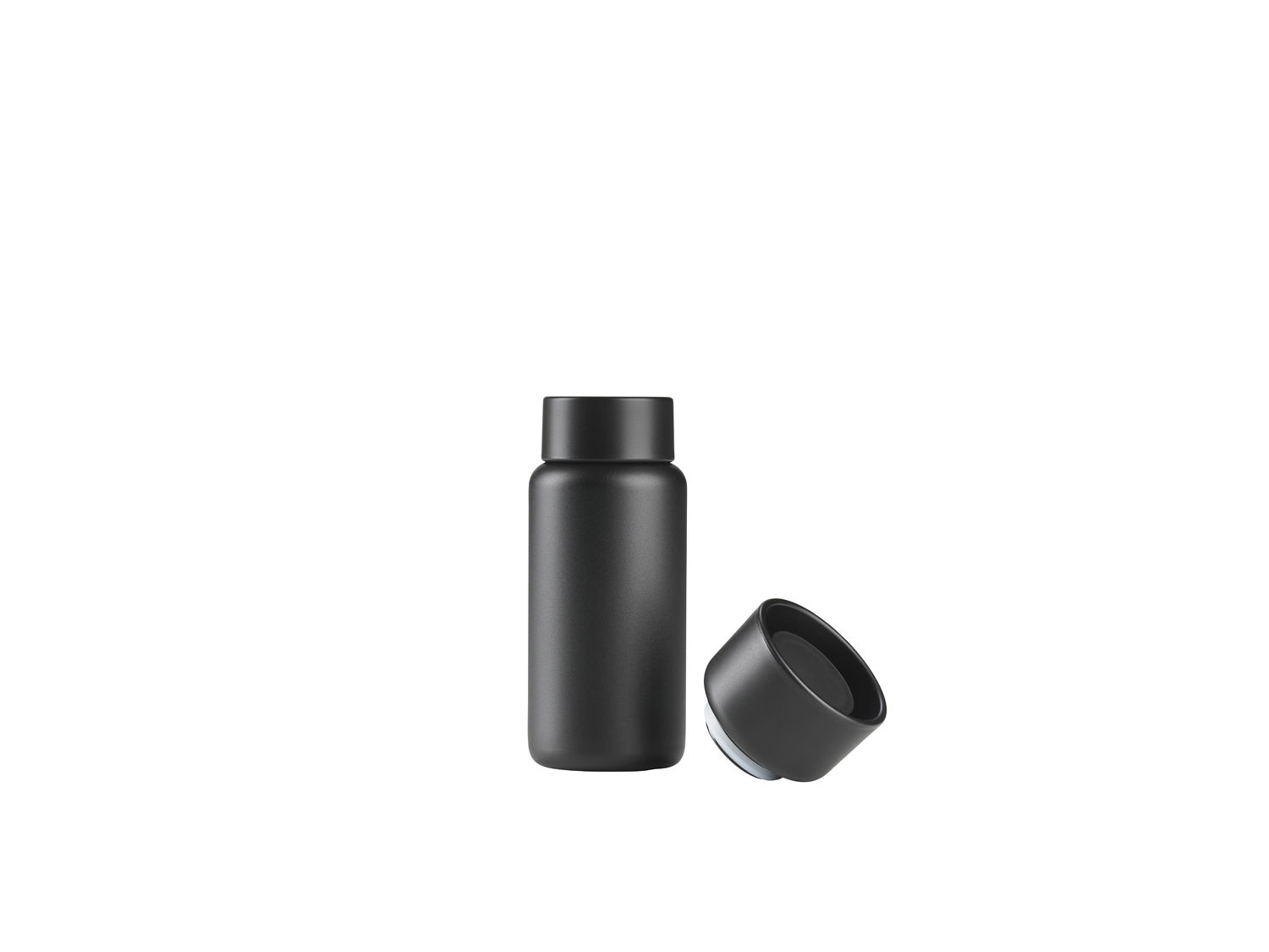 ZONE Denmark - Zone Singles Termokop med to låg 400 ml Sort