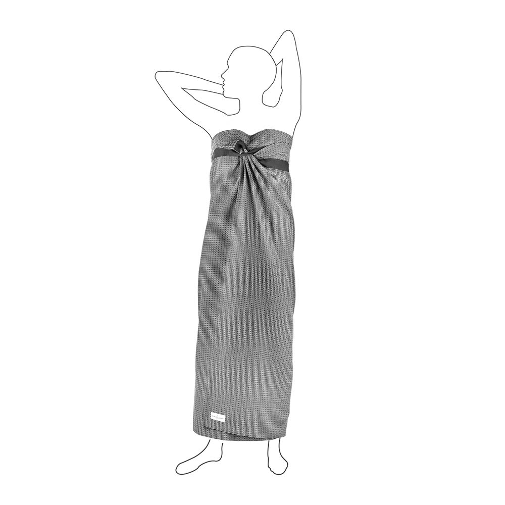 Wellness Håndklæde - Evening Grey 165 x 110 cm