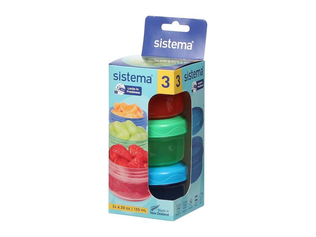 Sistema - Mini Bites To Go 3Pack 130ml