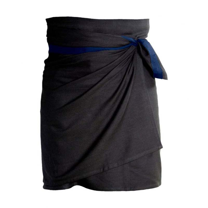 Stort Køkken Håndklæde / Forklæde - Black/dark blue 155x60 cm