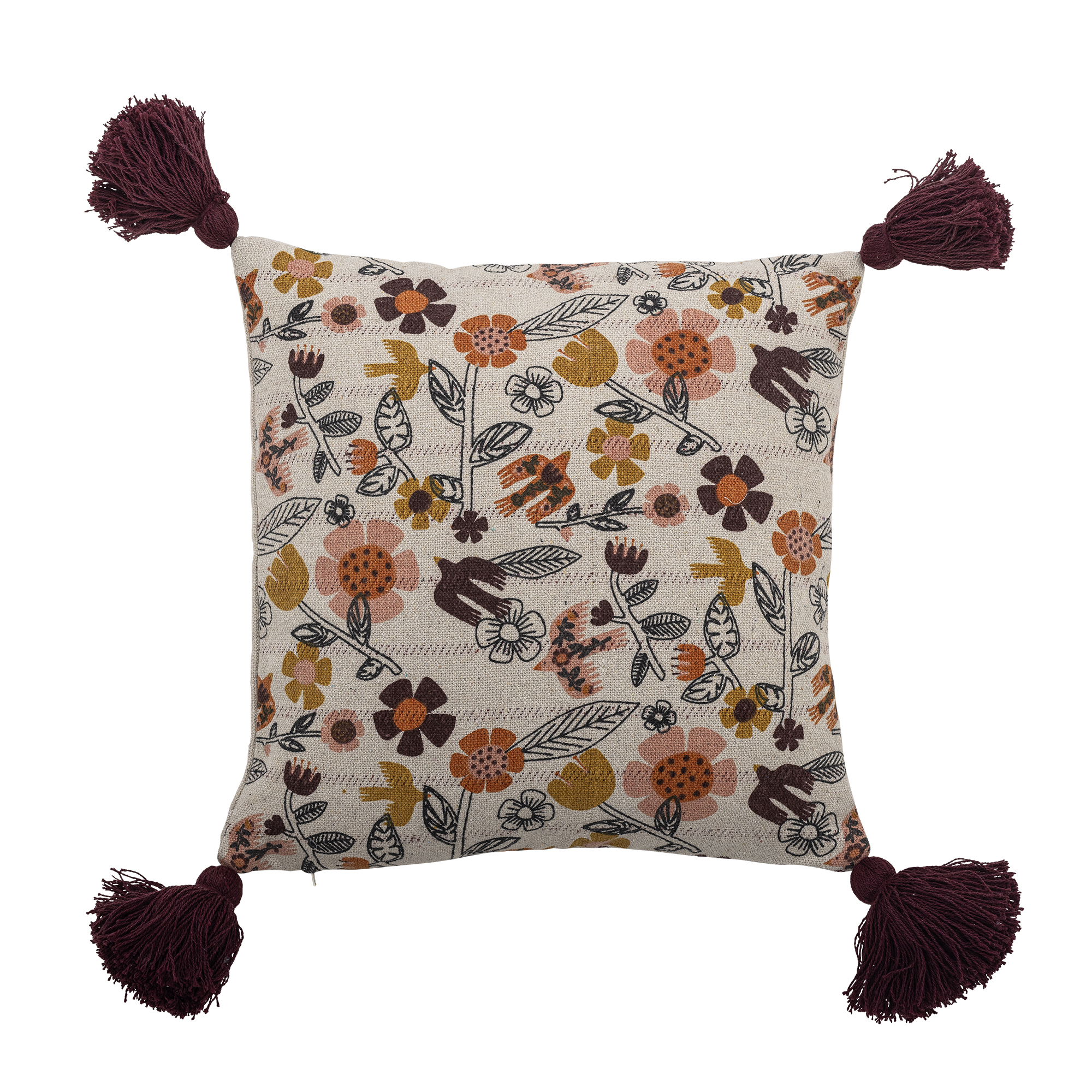 Bloomingville - Vivielle Pude, L45xW45 cm, Multifarvet