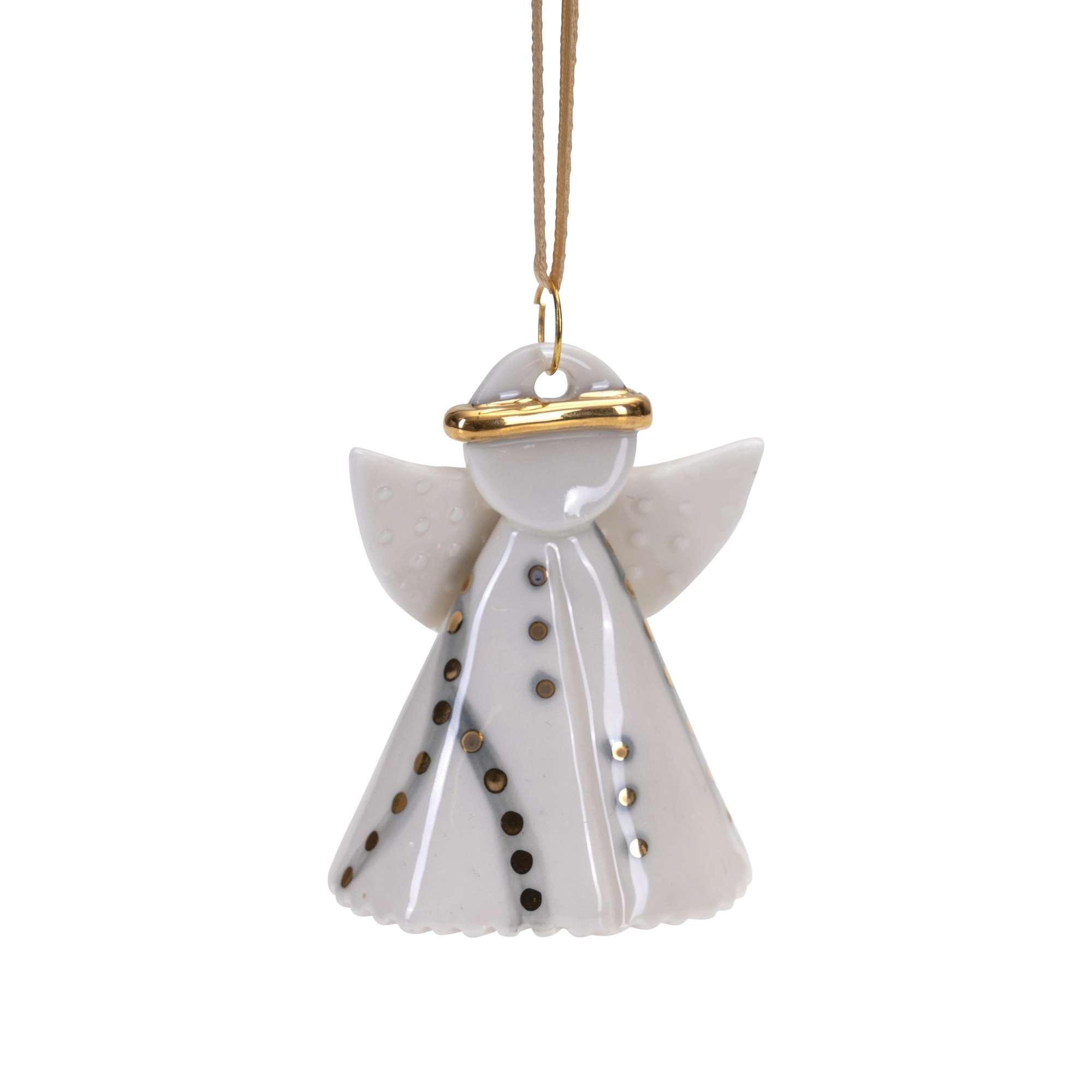 Engel Holly hanging, grey H 6cm Engel Holly hanging, grey H 6cm
