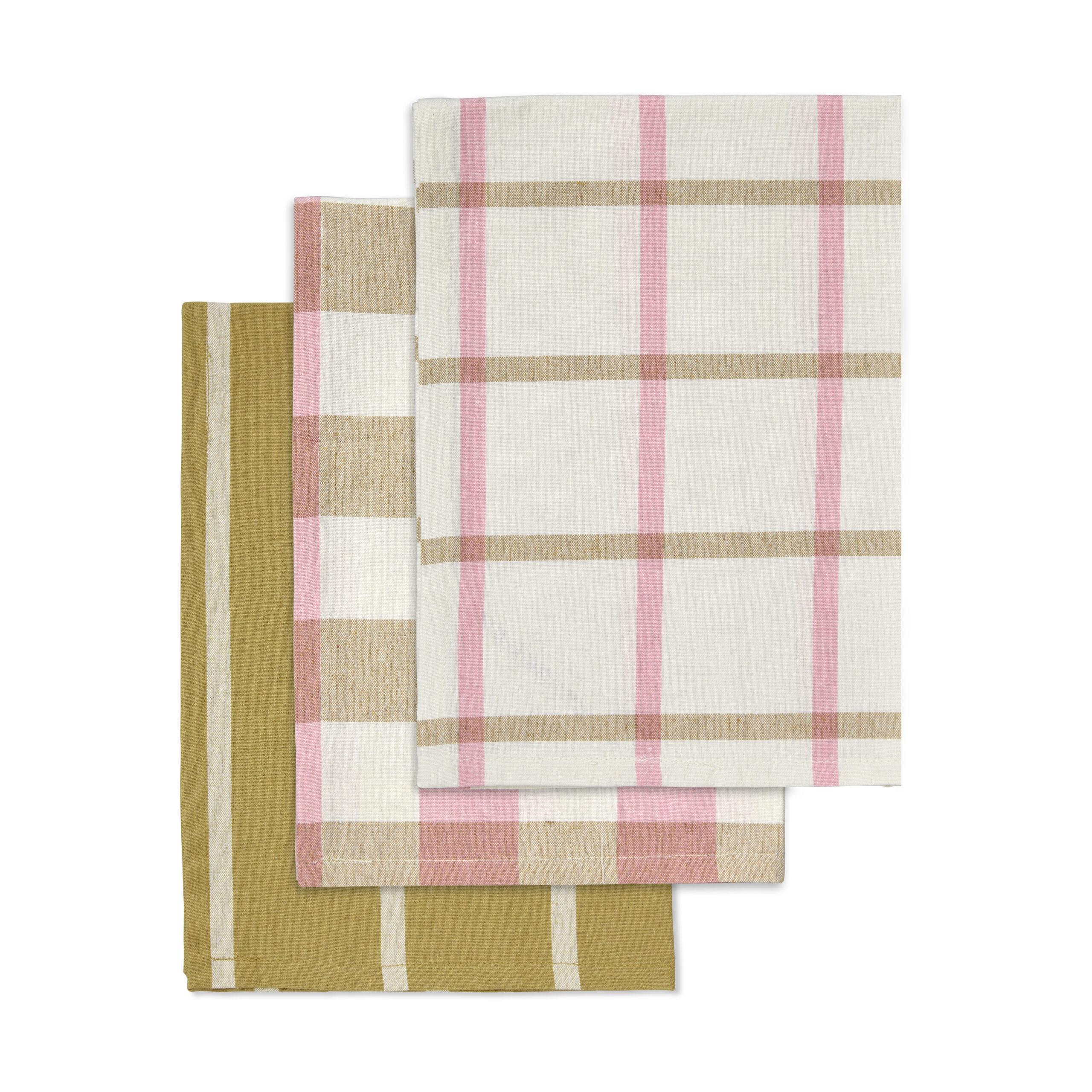 Engholm Textiles - Viskestykker 3 Stk 50x70cm, Roasted Pecan