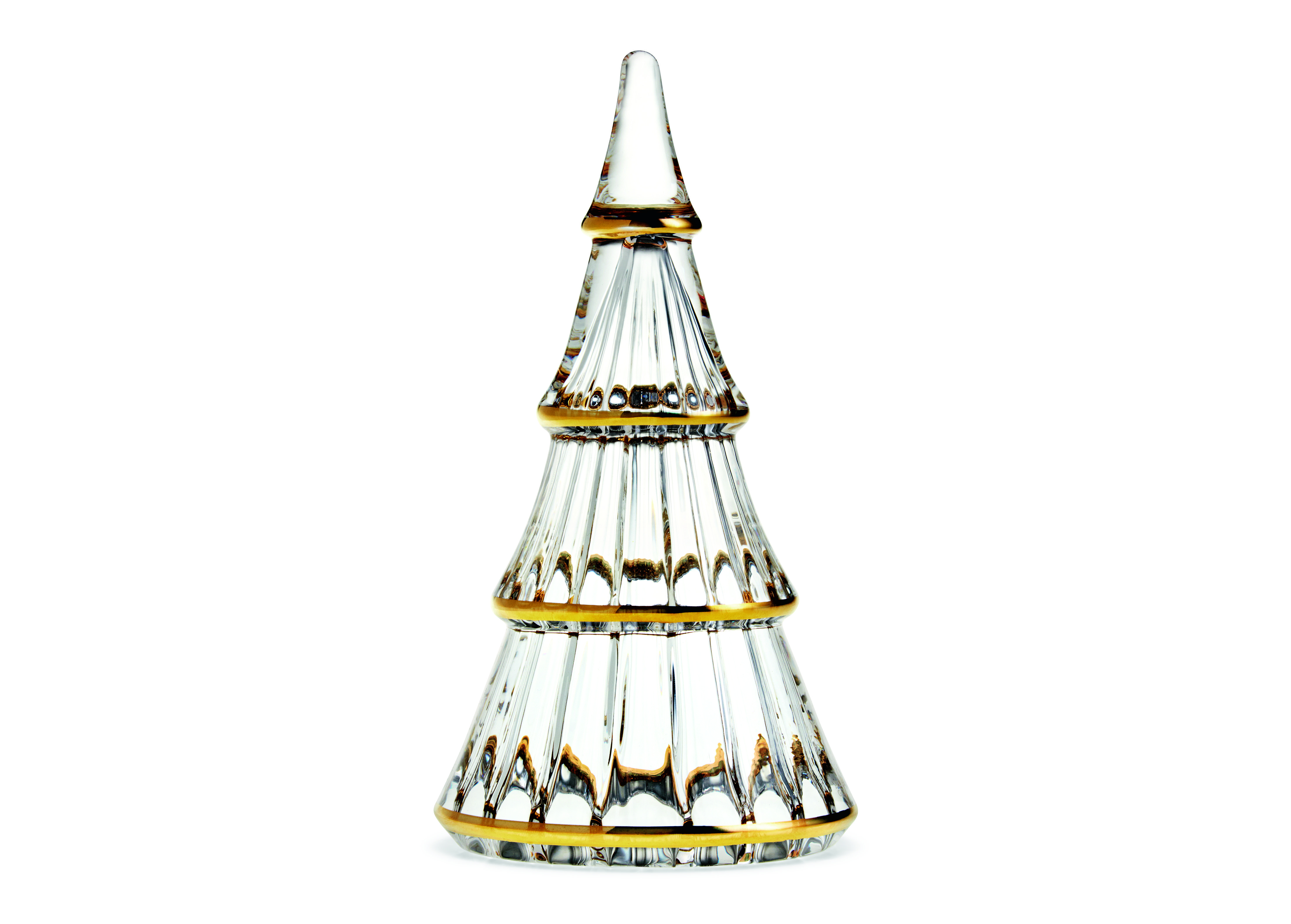 Holmegaard - Fairytales Juletræ, klar med guld, XL