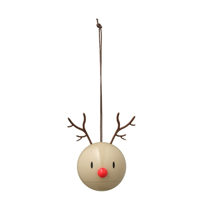 Hoptimist Reindeer Ornament  Brun