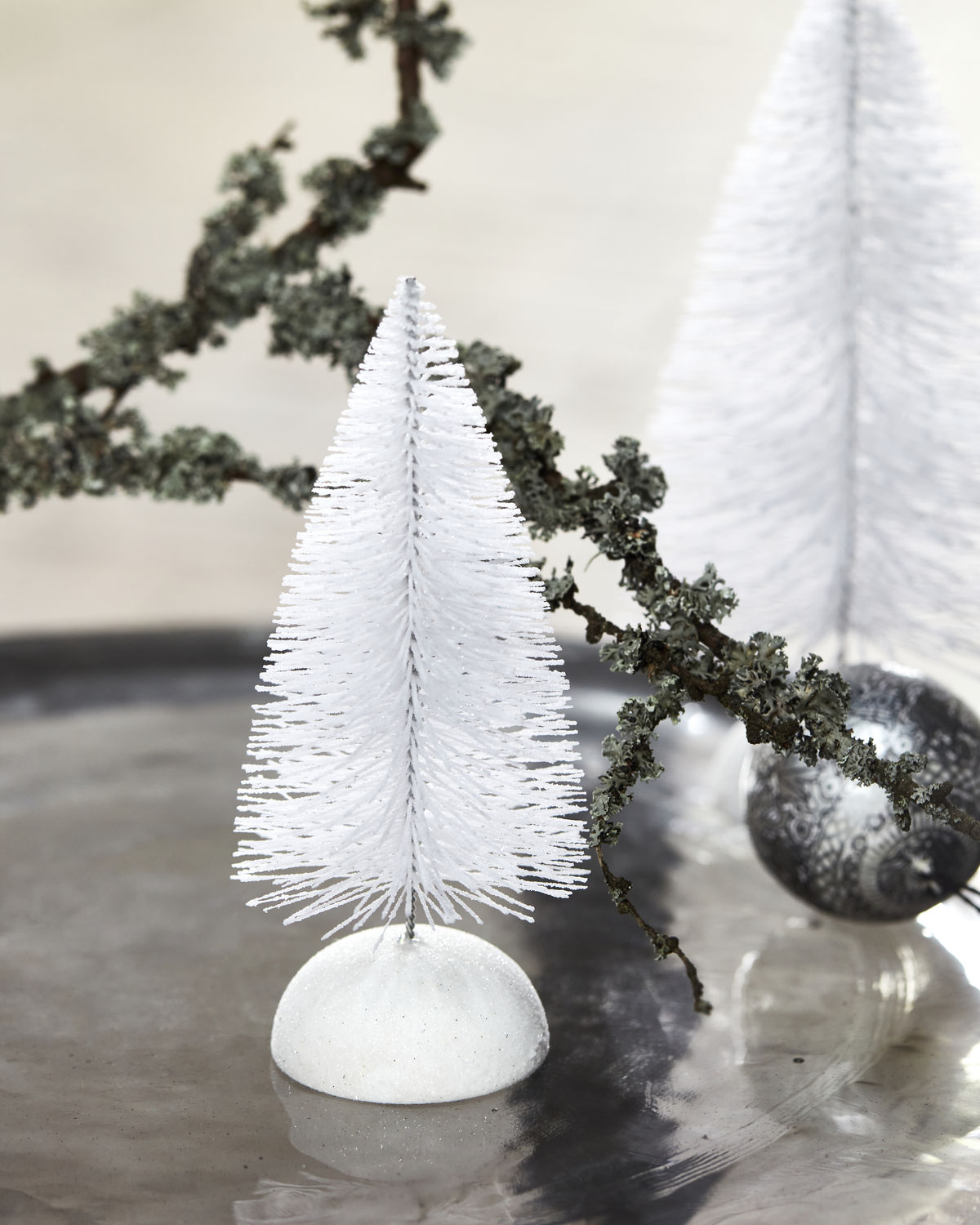 Juletræ, Frost, Hvid H17 cm*