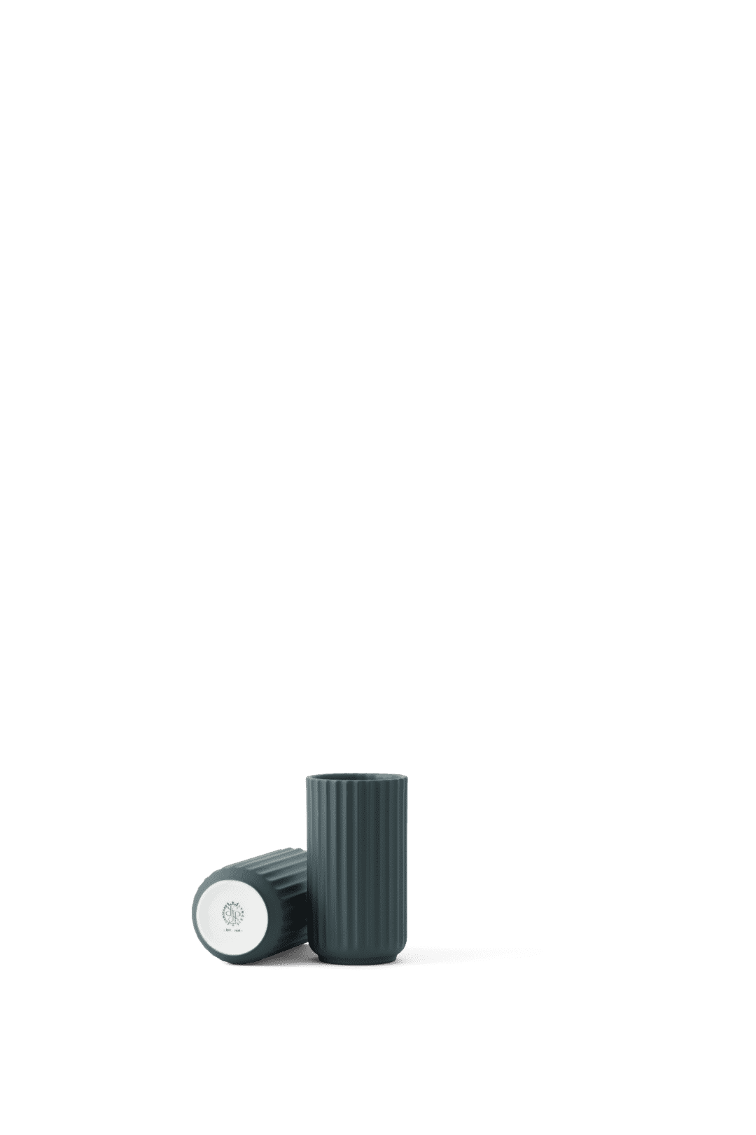 Lyngby Porcelæn - Lyngby Vase H12.5 cm copenhagen green, grøn