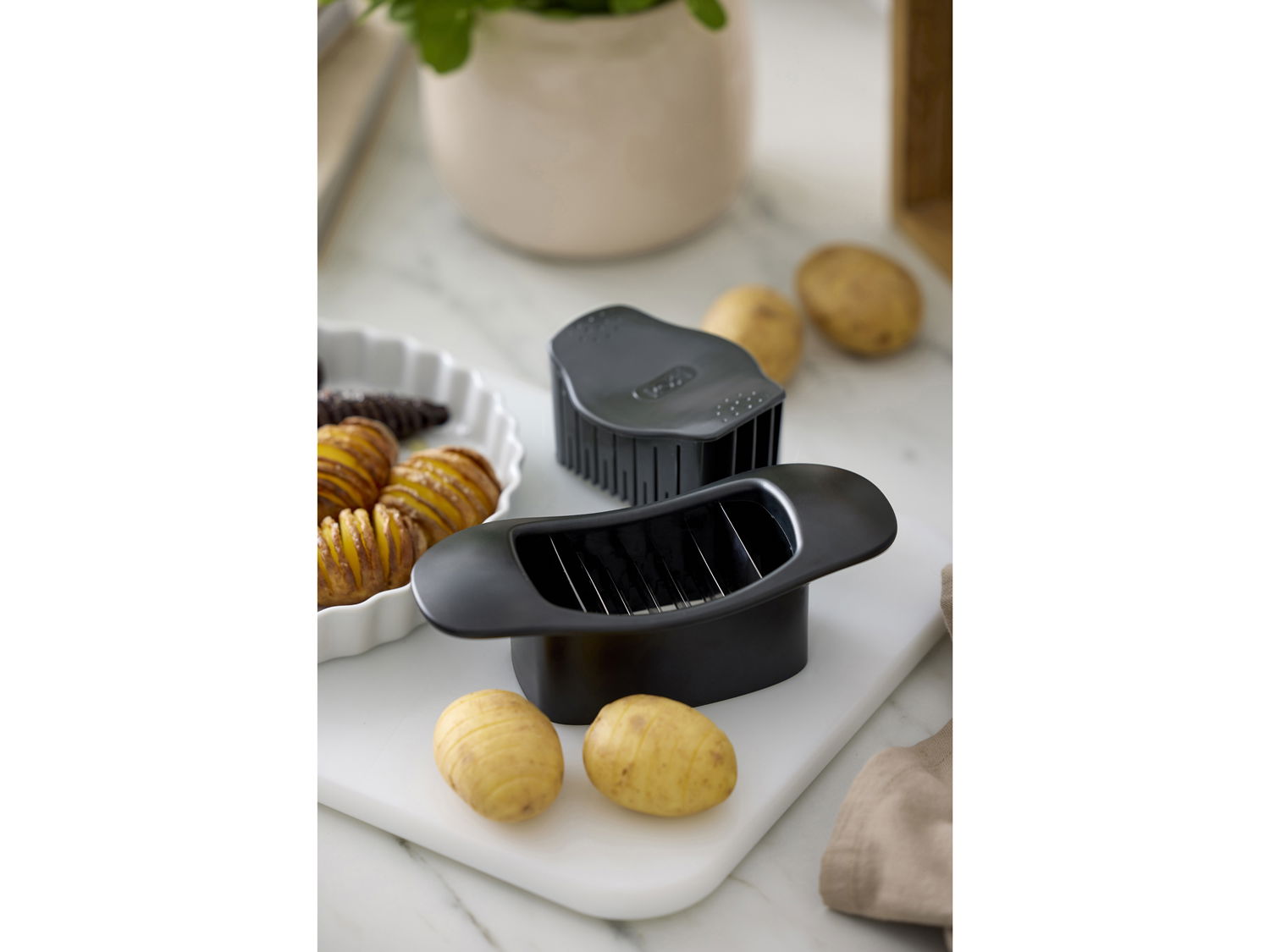 Hasselback-skærer Classic Sort