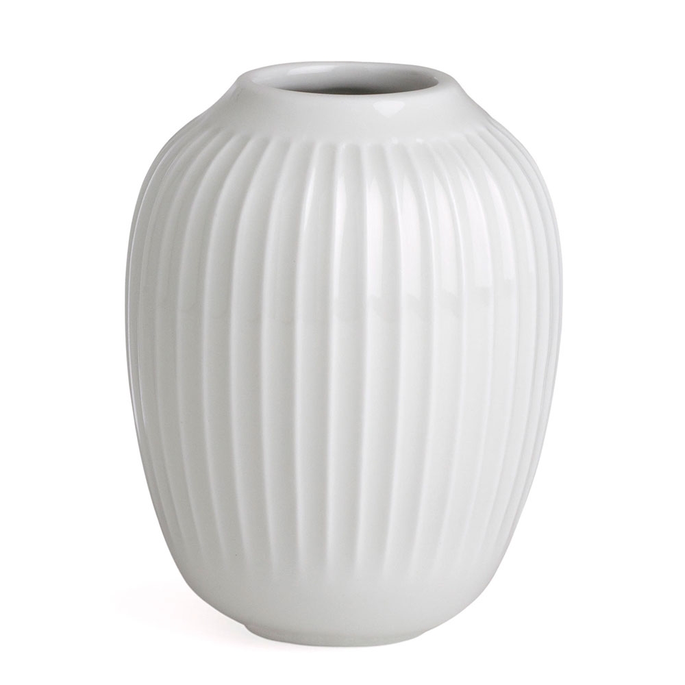 Hammershøi vase, 10 cm, hvid