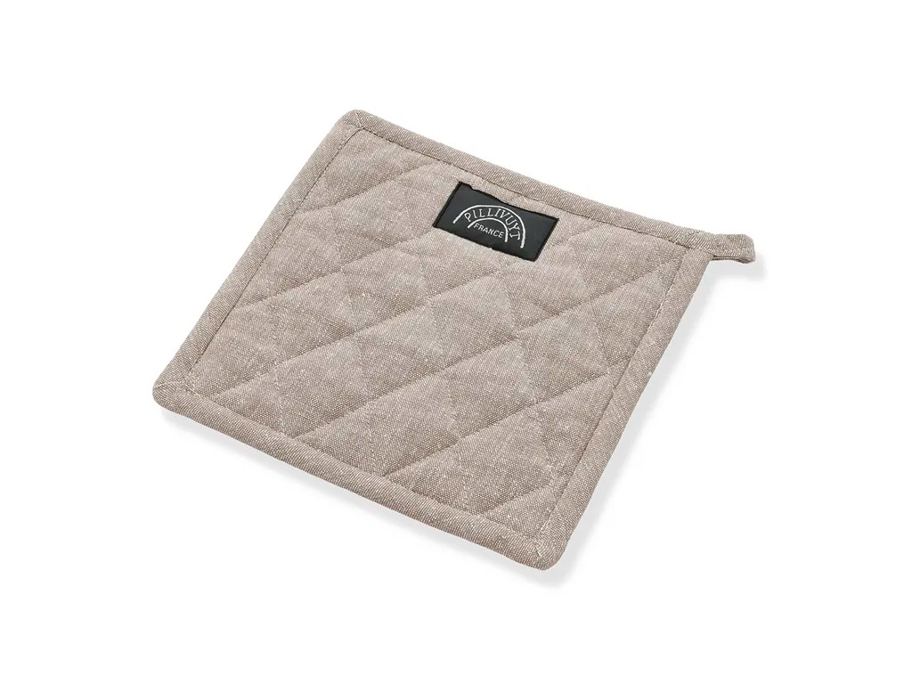 Pillivuyt - Grydelap recycle 22,5 x 22,5 cm Fungi brown billede