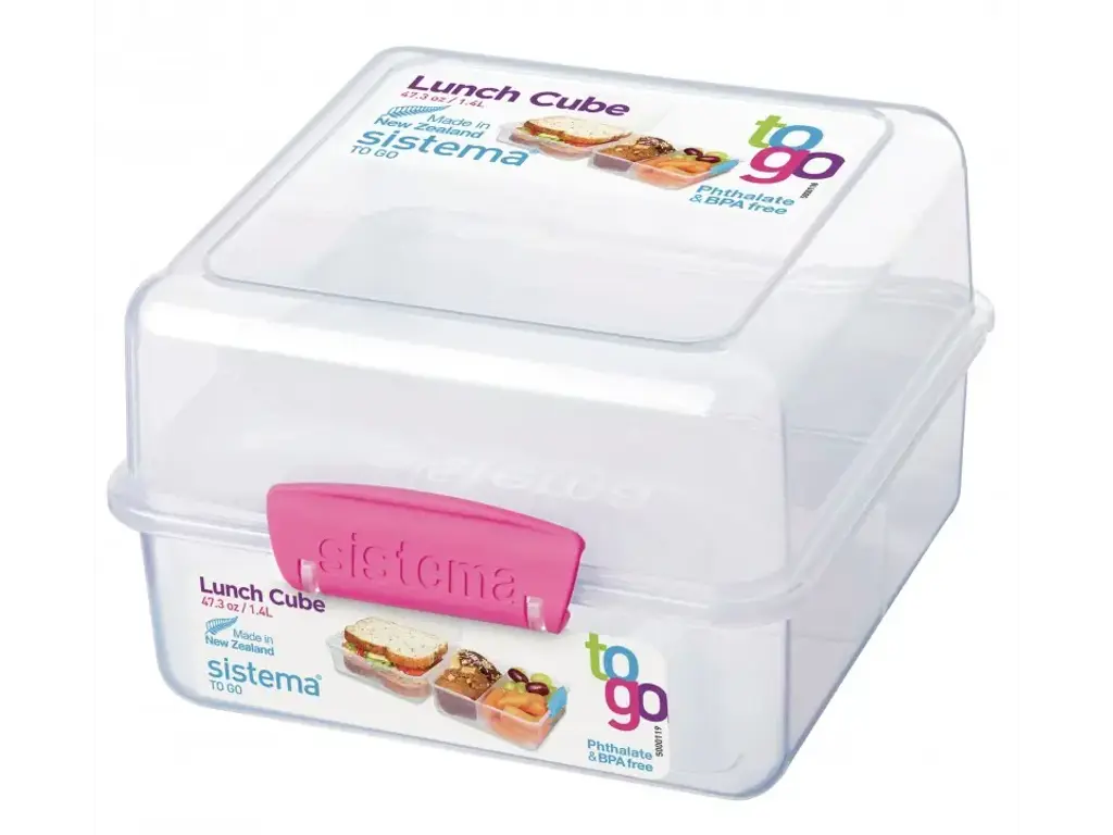 Sistema - Lunch Cube 1,4l, pink