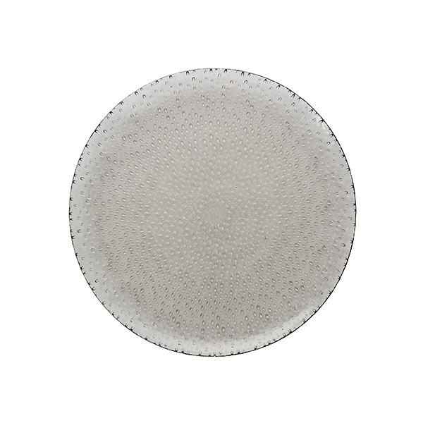 Aida - RAW Glass Beads - middagstallerken smoke