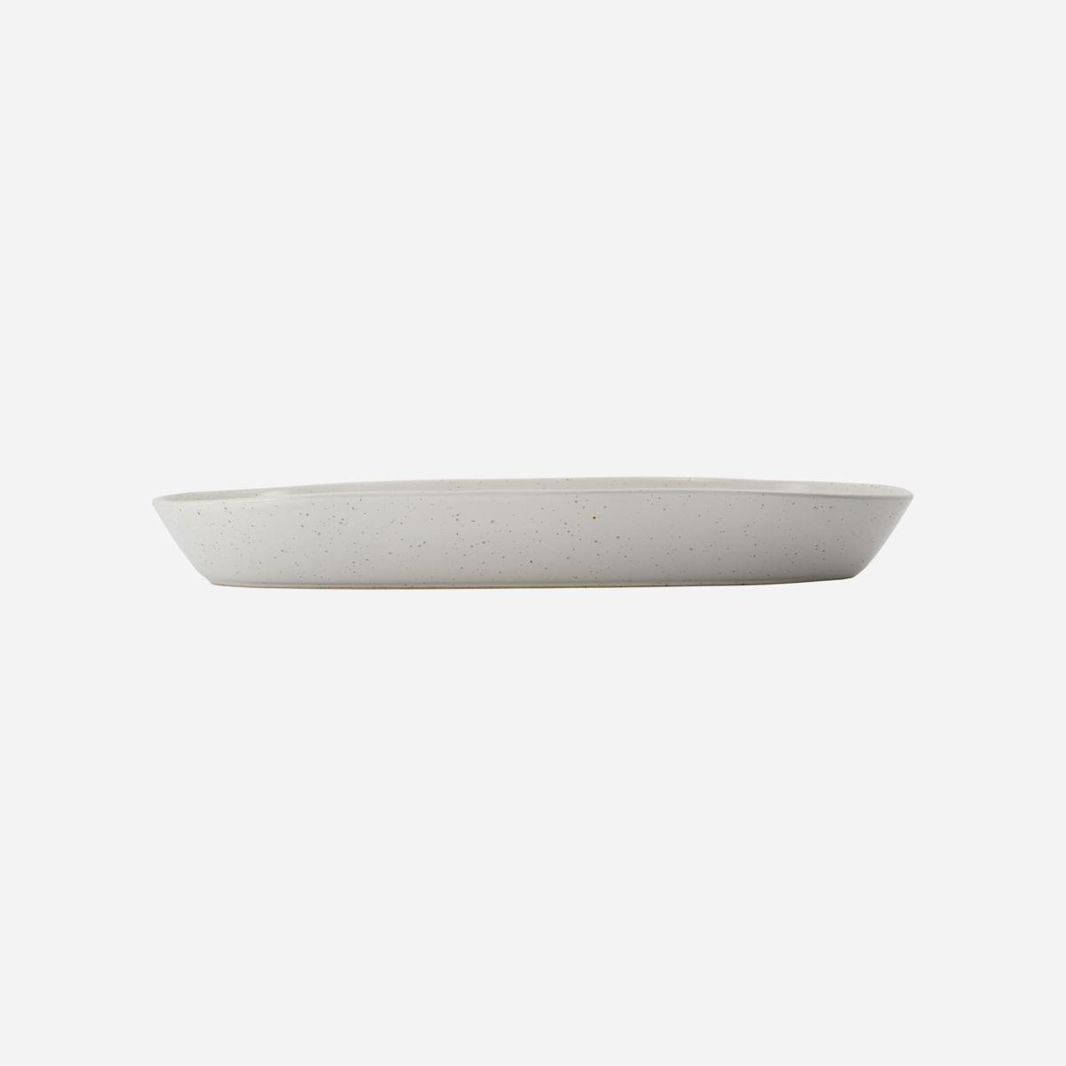 Serveringsfad, Pion, L 38 cm, grå/hvid
