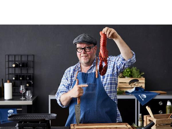 HOLM Viskestykke 50 x 70 cm Blå