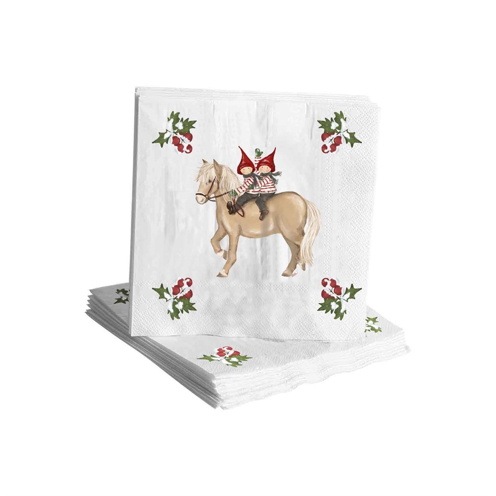 Nääsgränsgården - Papirservietter Tusse 20 stk 25x25cm