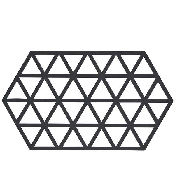 Zone Triangles Bordskåner 24 x 14 x 0,9 cm Sort Zone Triangles Bordskåner 24 x 14 x 0,9 cm Sort