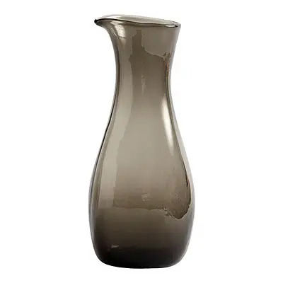 Vandkaraffel Furo - Røget Glas - Ø12xH28 cm