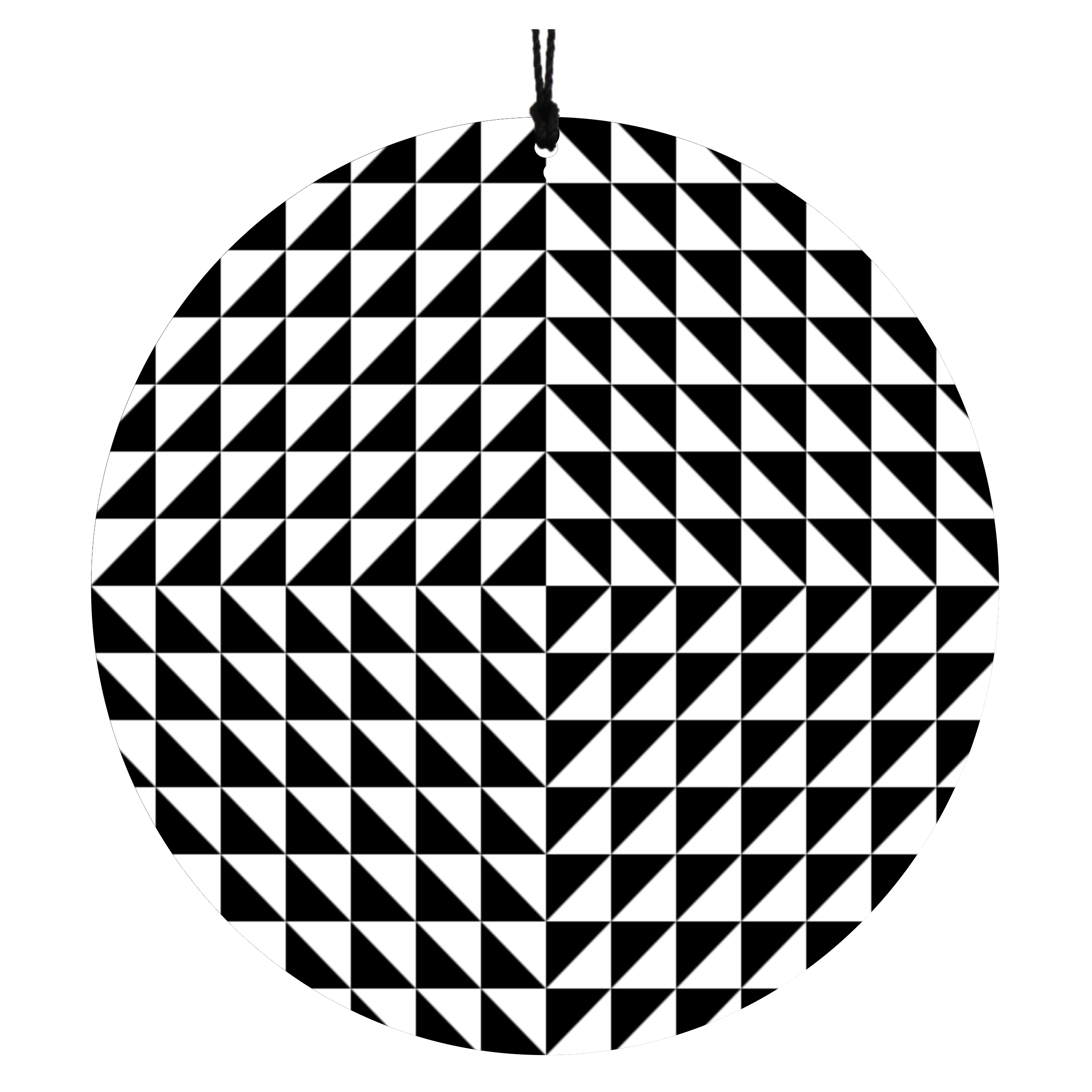 Kugler - trekanter, sort/hvid - 2 stk.
