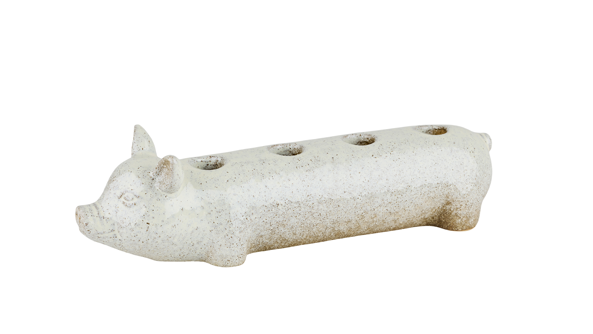 Adventsstage Stage Gris 8x31 cm Hvid