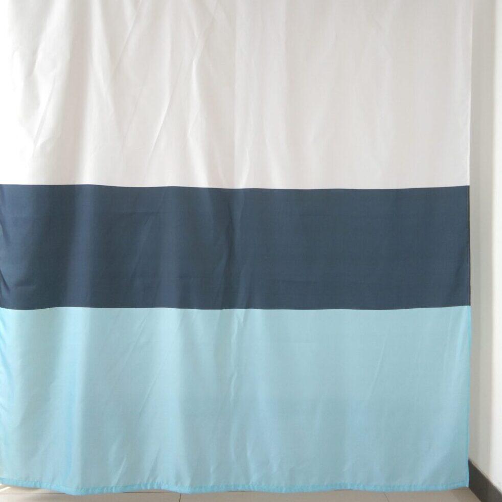 Engholm Textiles - Badeforhæng med brede striber 180x220 cm