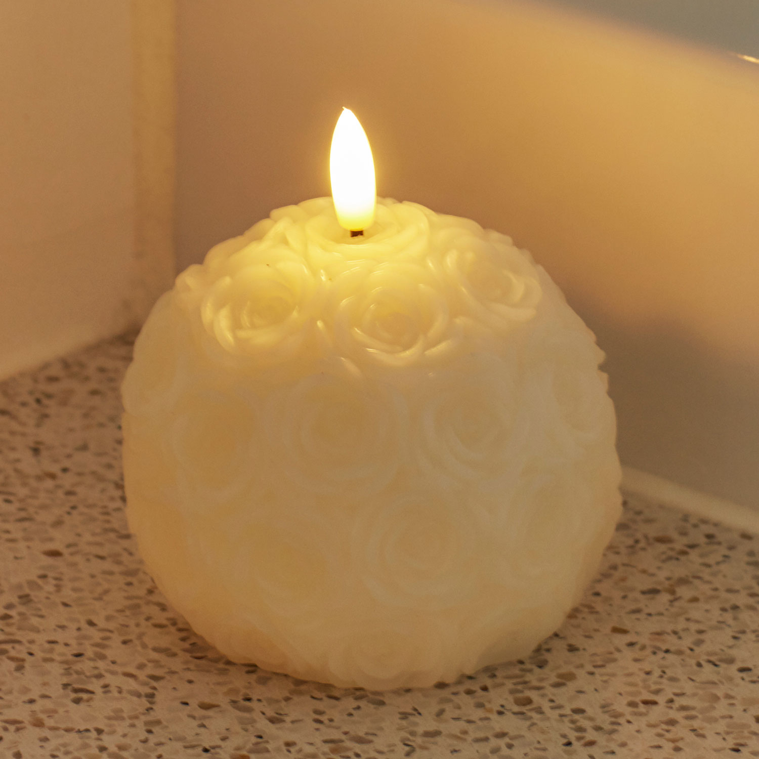 Sirius - Rosalina, Ø10x H8,4cm, Cream