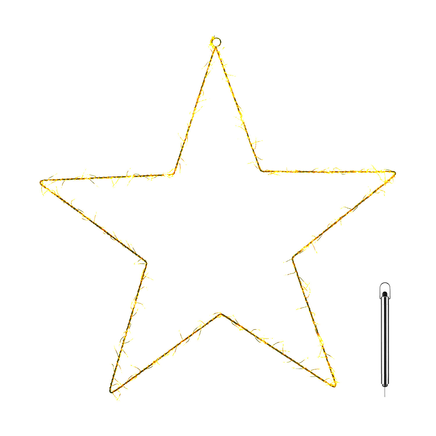 Liva Cluster Stjerne, 60LED, Guld