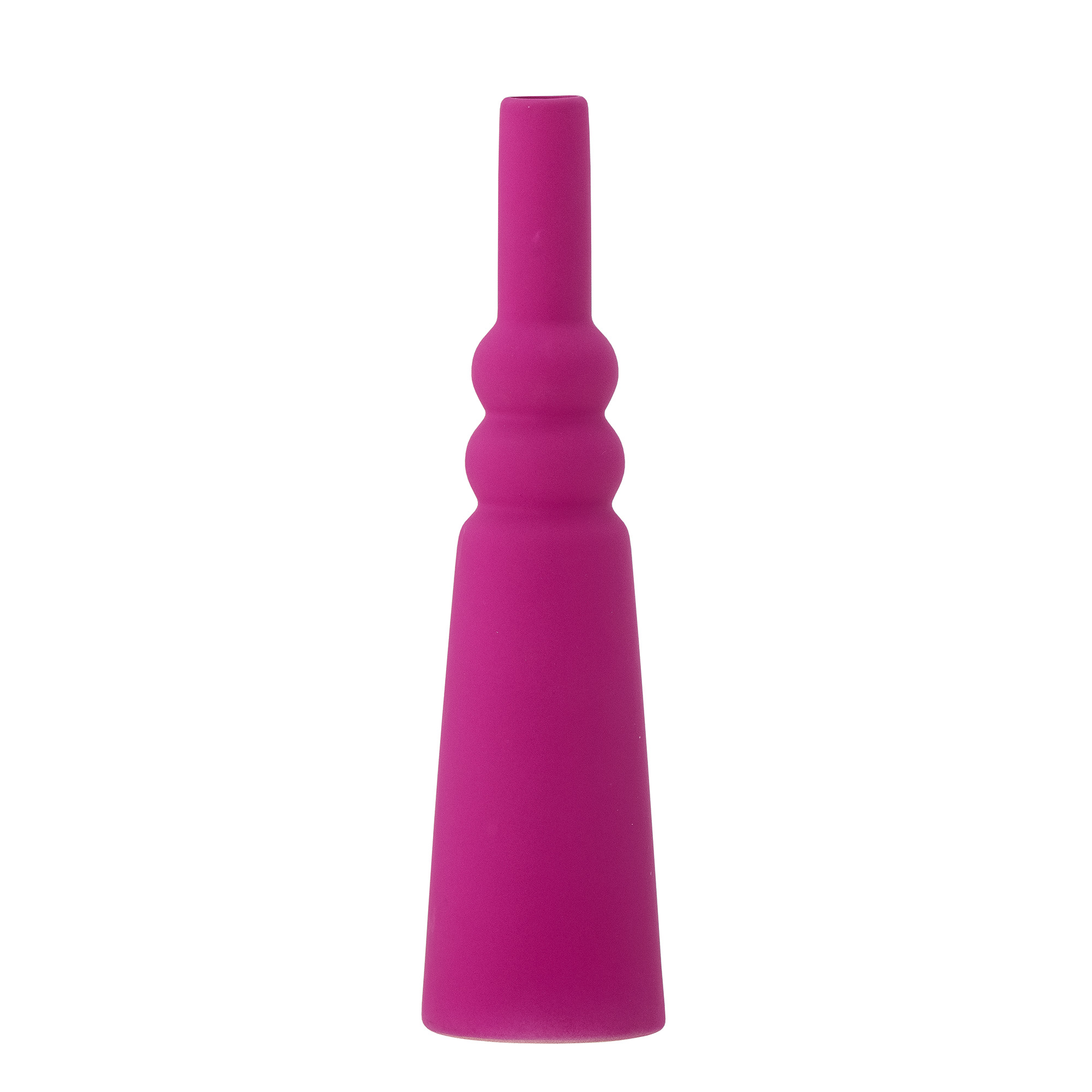 Bloomingville - Isolde Vase, Pink, Stentøj, D7,5xH28,5 cm