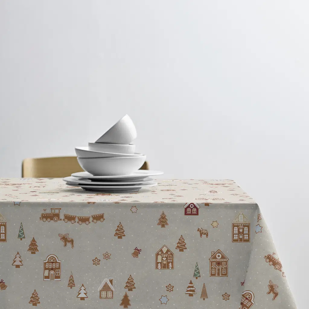 Södahl - Gingerbread Akryldug med antislip 140 cm Nature