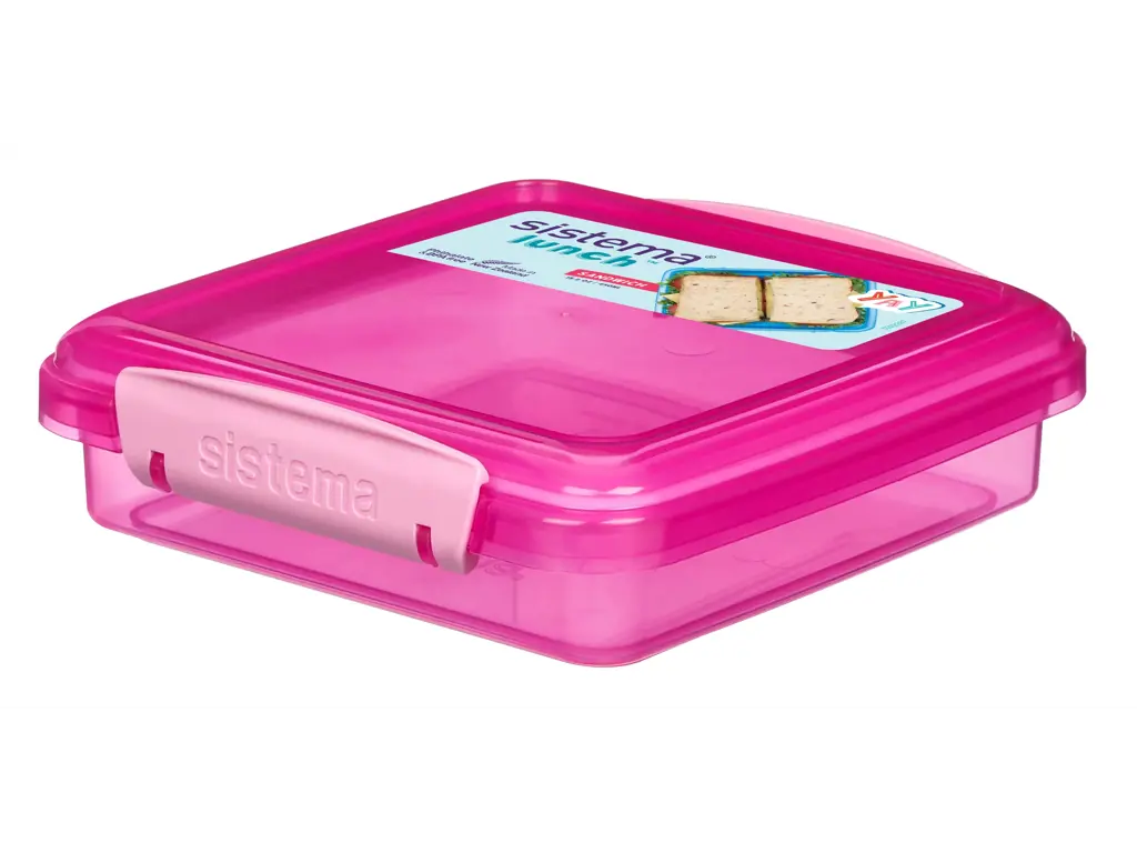 Sistema - Sandwich Box 450ml, Pink